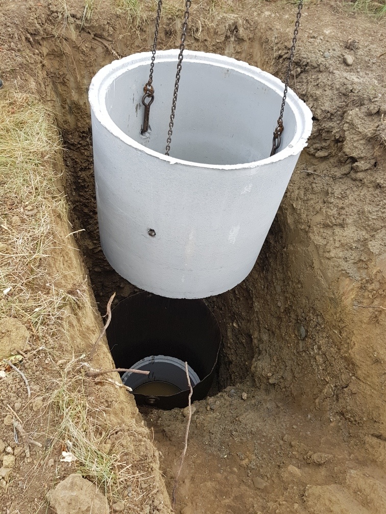 Mise en place d'un puit